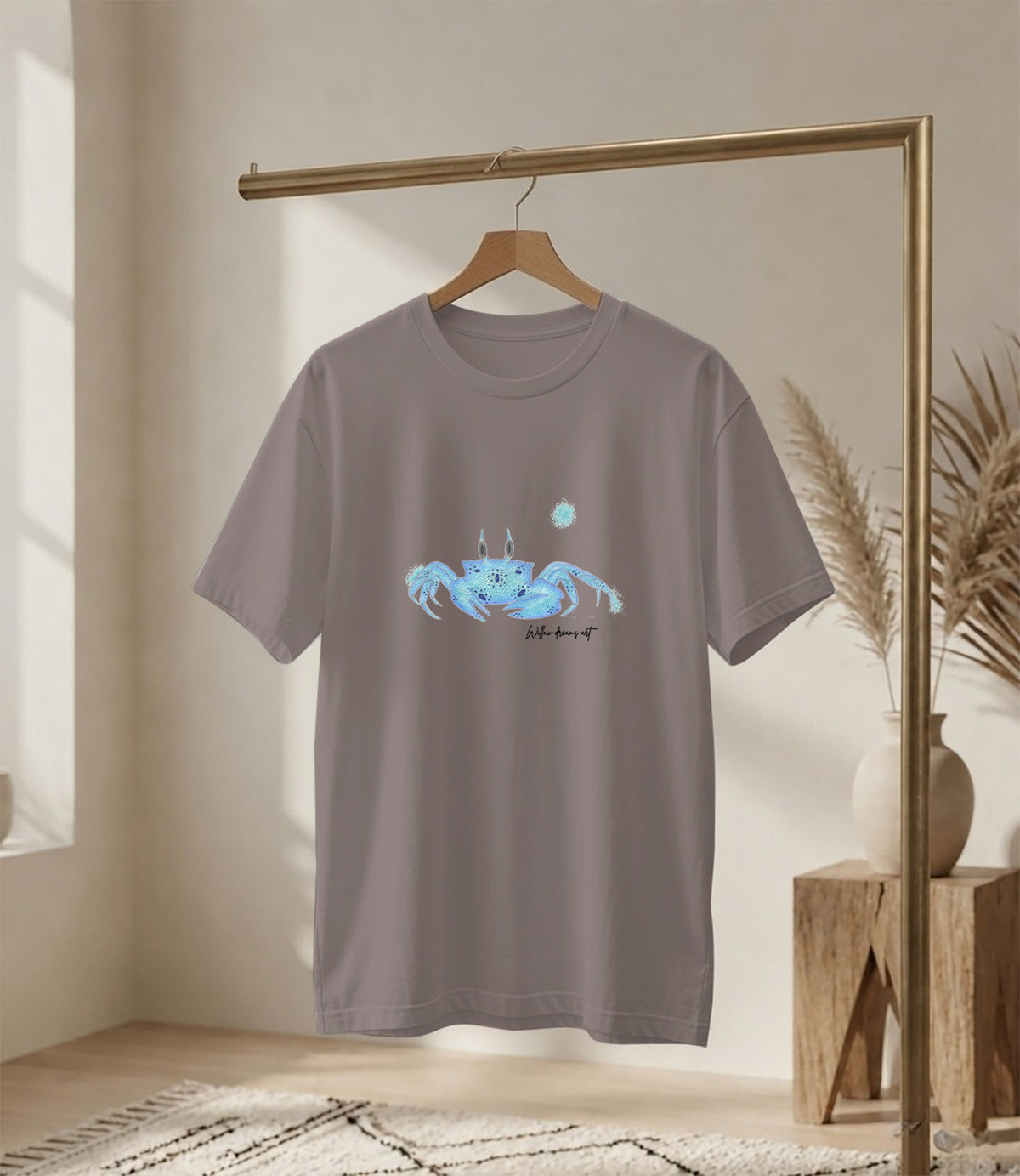 Adult Everyday Tee | Blue Crab Design