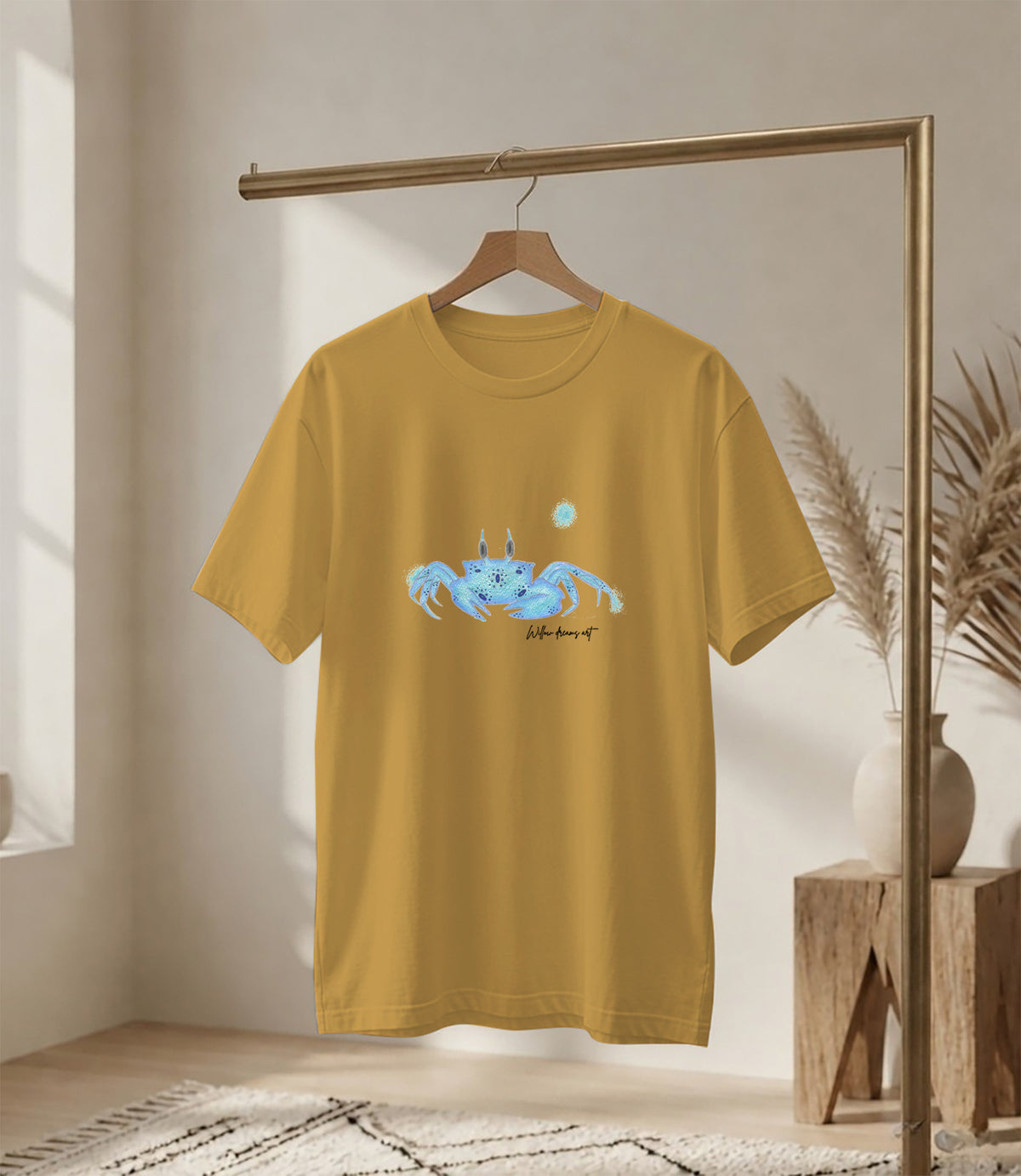 Adult Everyday Tee | Blue Crab Design
