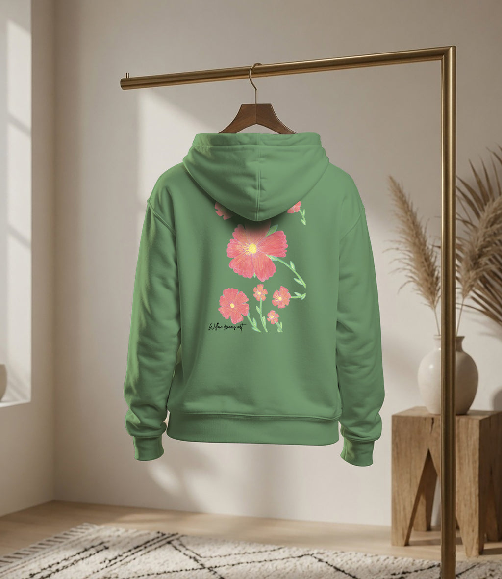 Youth Front & Back Everyday Hoodie | Floral Design
