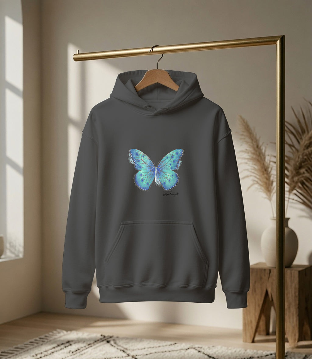 Adult Front & Back Everyday Hoodie | Butterflies design