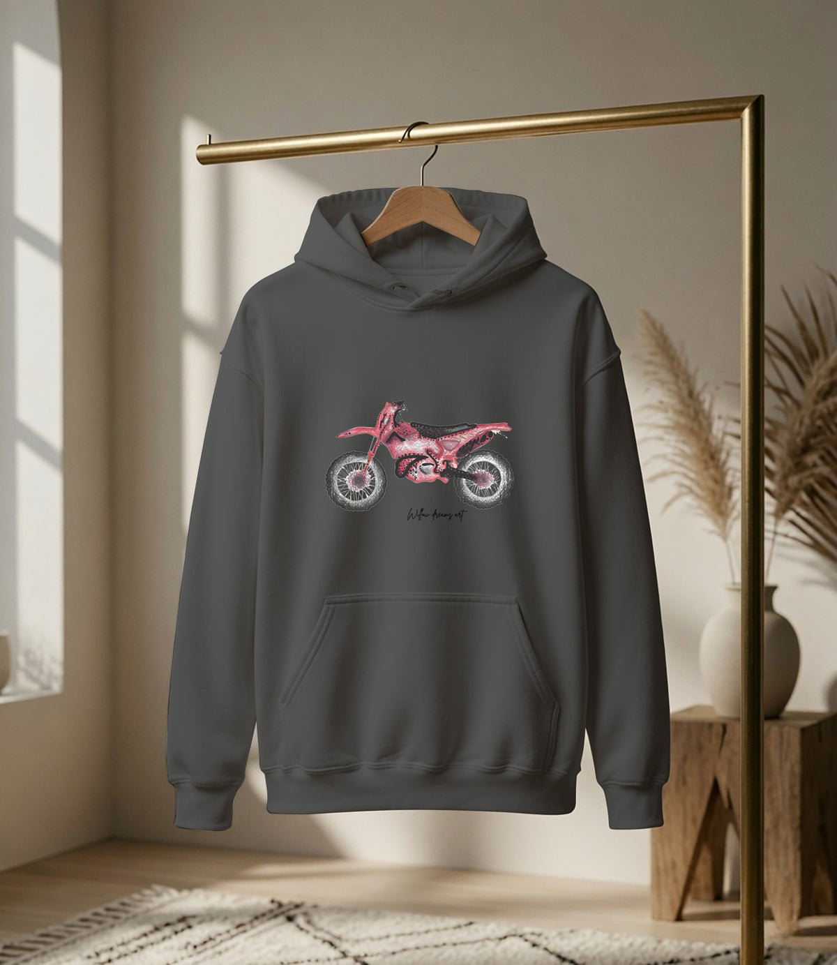 Adult Everyday Hoodie | Dirt Bike Design