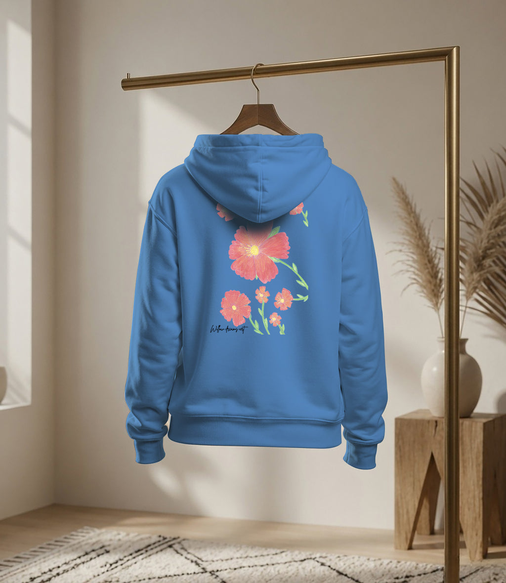 Youth Front & Back Everyday Hoodie | Floral Design