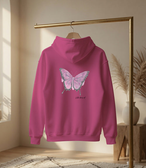 Adult Front & Back Everyday Hoodie | Butterflies design