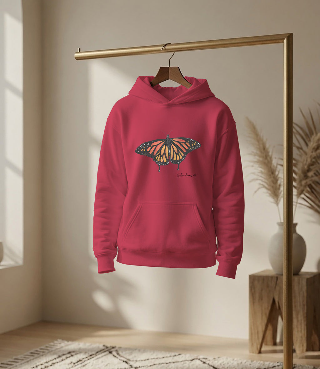 Youth Everyday Hoodie | Monarch Butterfly Design