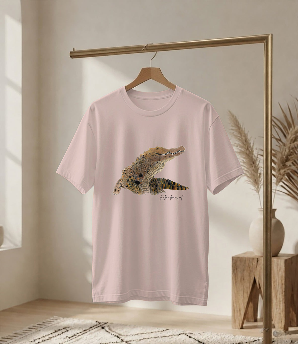 Adult Everyday Tee | Crocodile Design