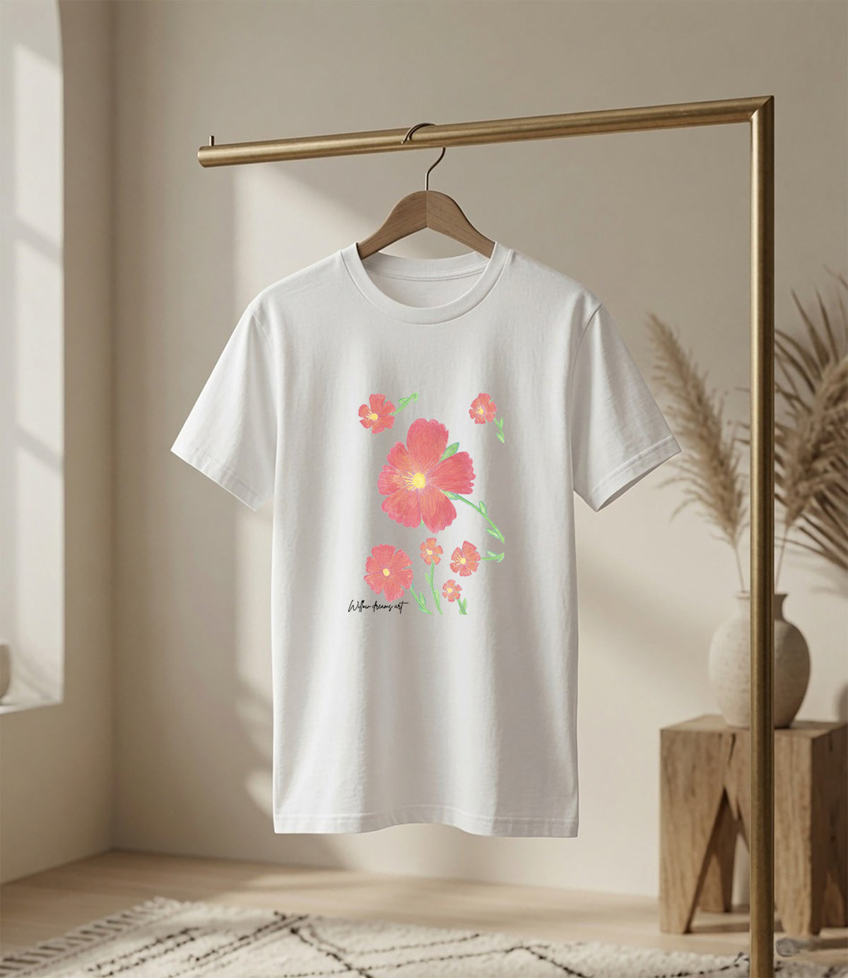 Youth Classic Tee | Flowers Design