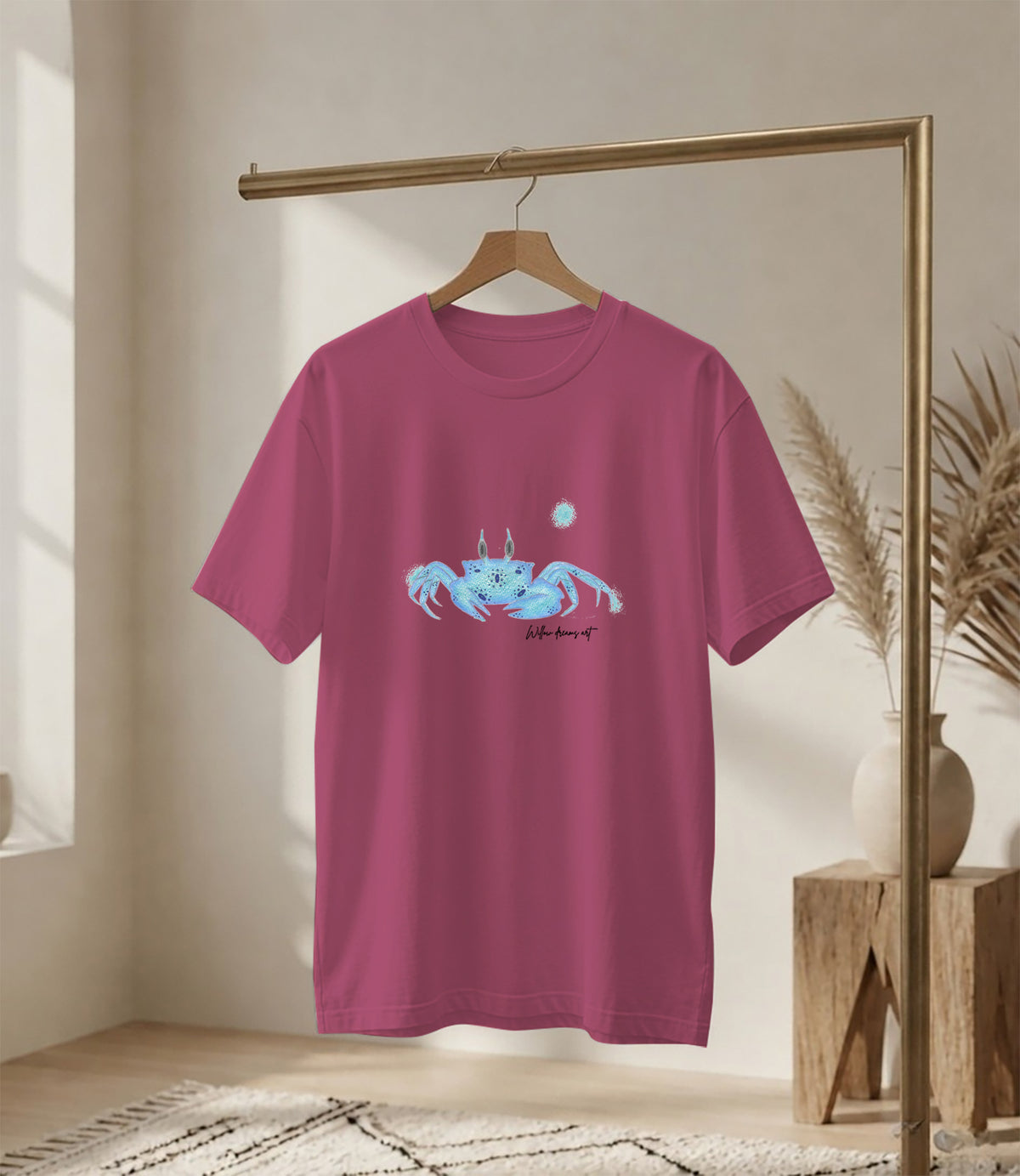 Adult Everyday Tee | Blue Crab Design