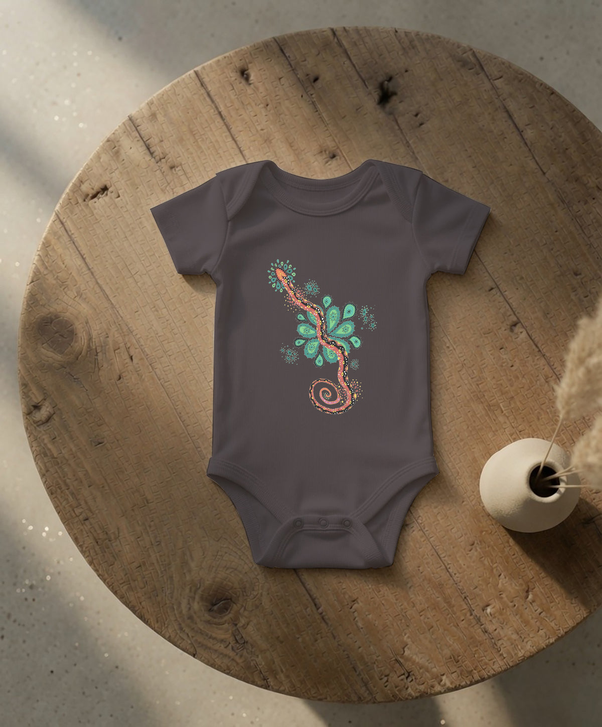 Baby Essential Bodysuit | Snake Design