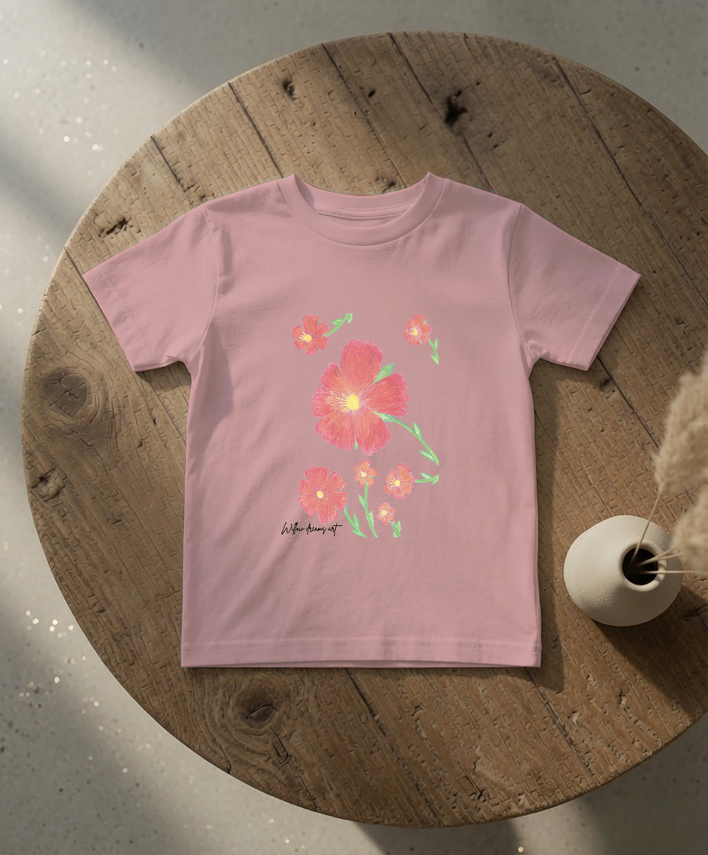 Toddler Everyday Tee | Flowers Design