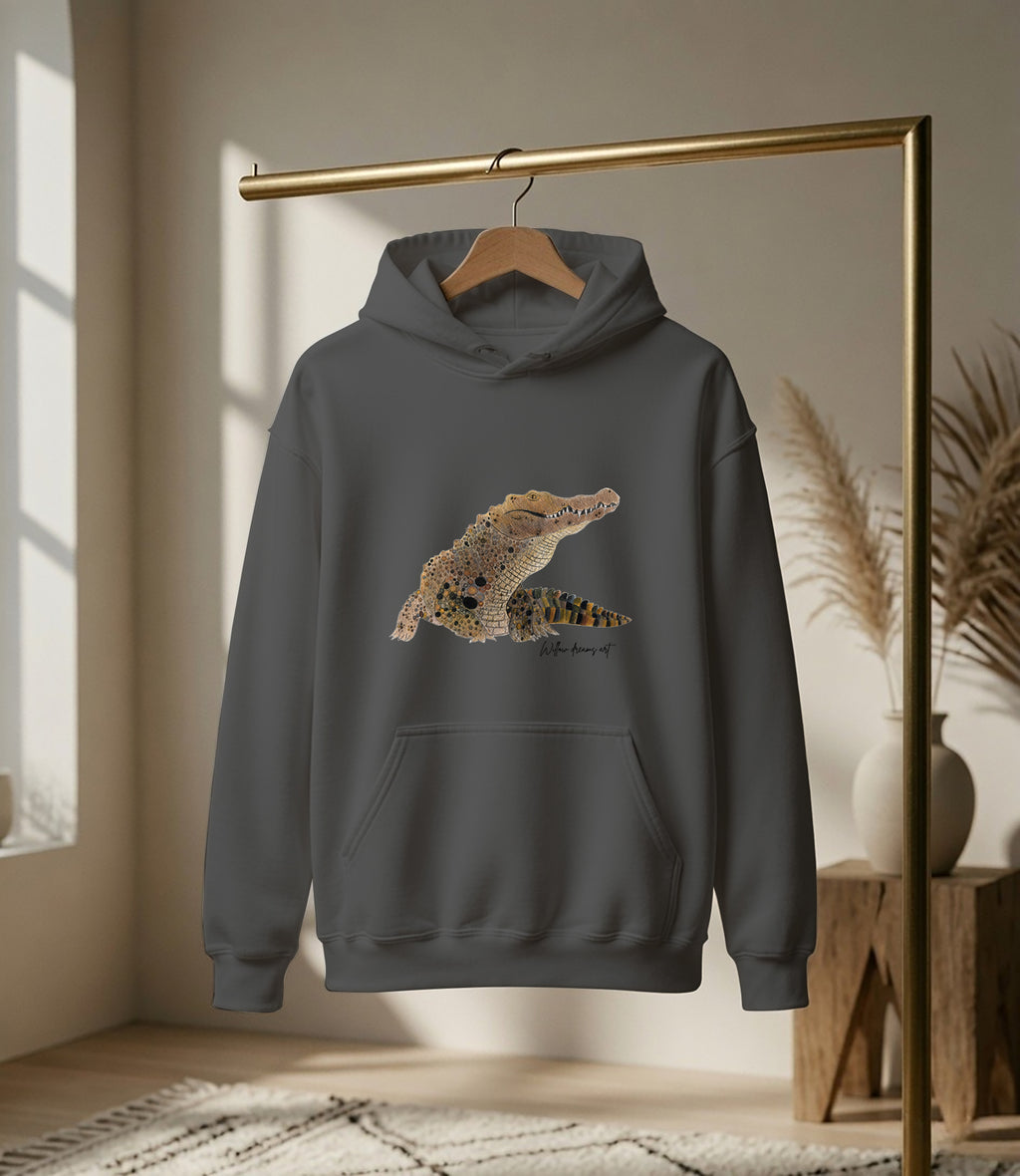 Adult Everyday Hoodie | Crocodile Design