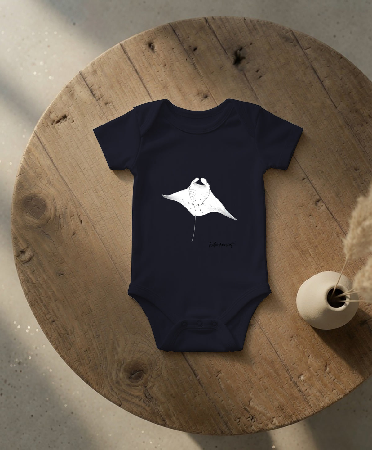 Baby Essential Bodysuit | Manta Ray Design