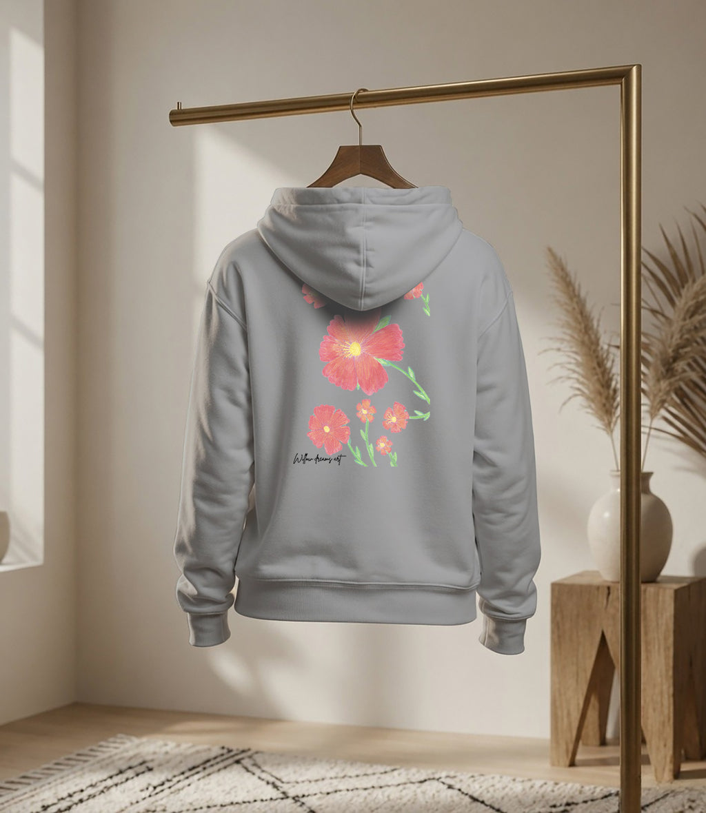 Youth Front & Back Everyday Hoodie | Floral Design