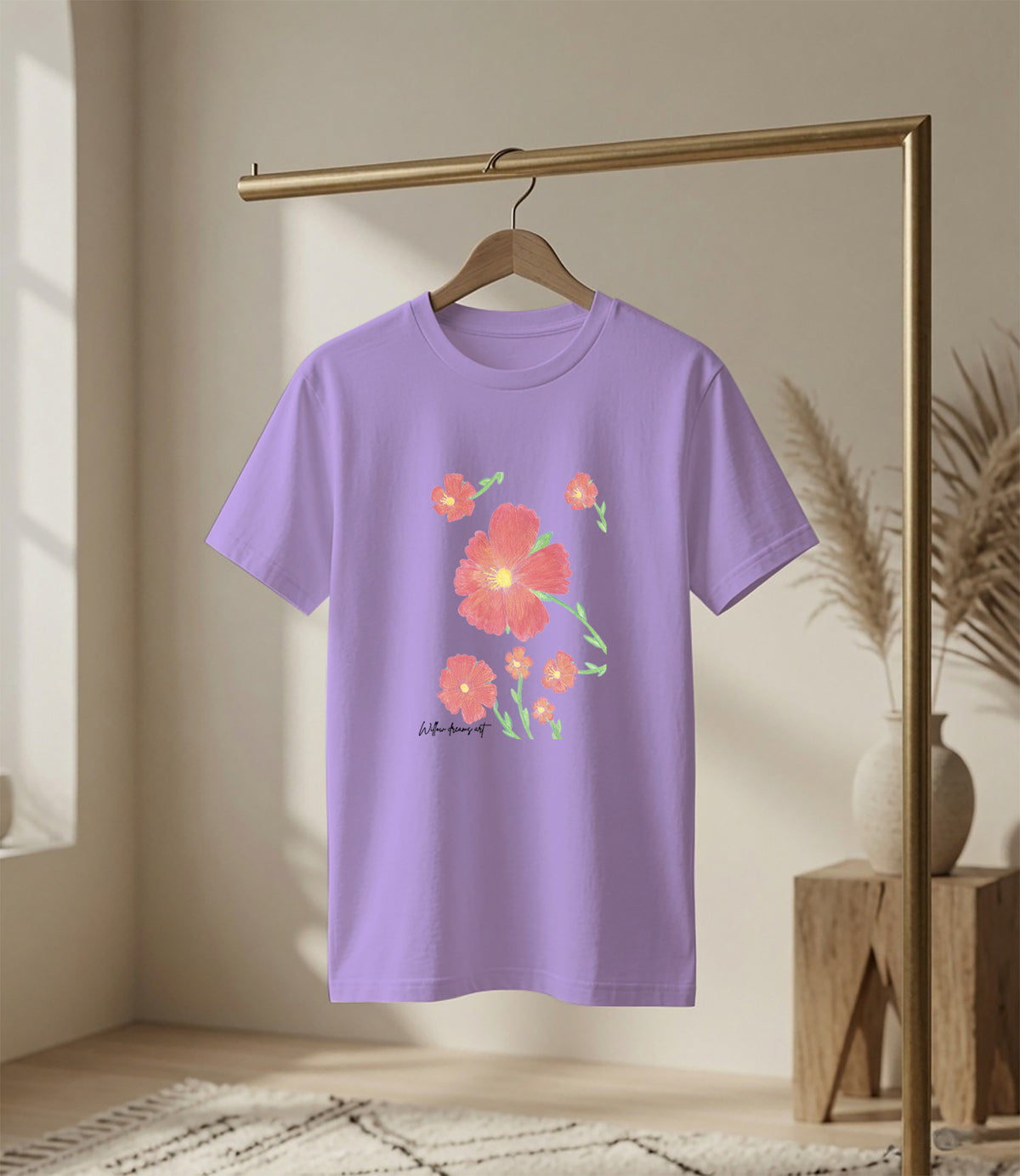 Youth Classic Tee | Flowers Design