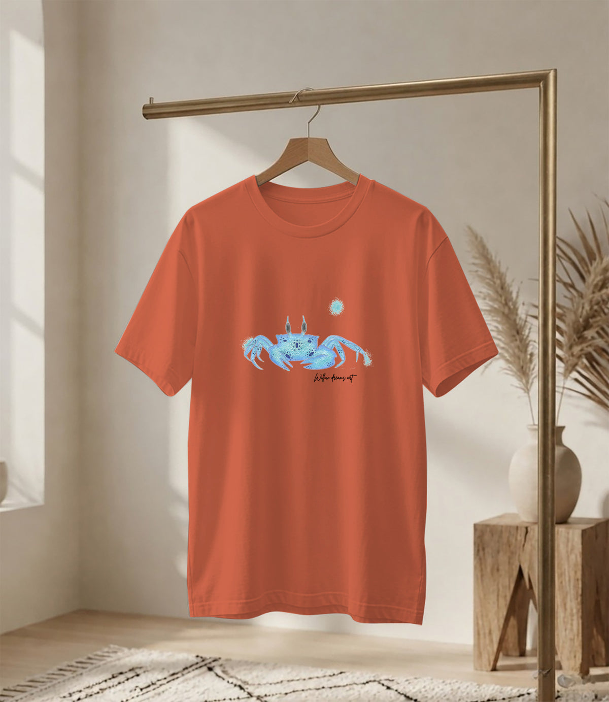 Adult Everyday Tee | Blue Crab Design