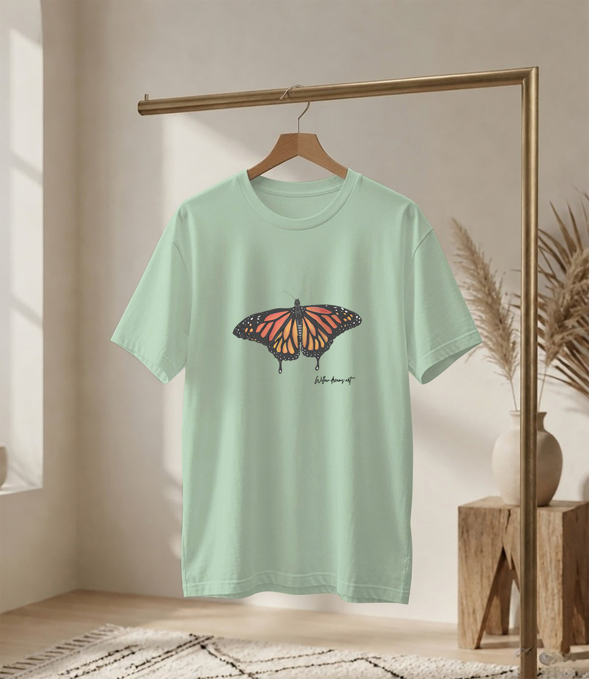 Adult Everyday Tee | Monarch Butterfly Design