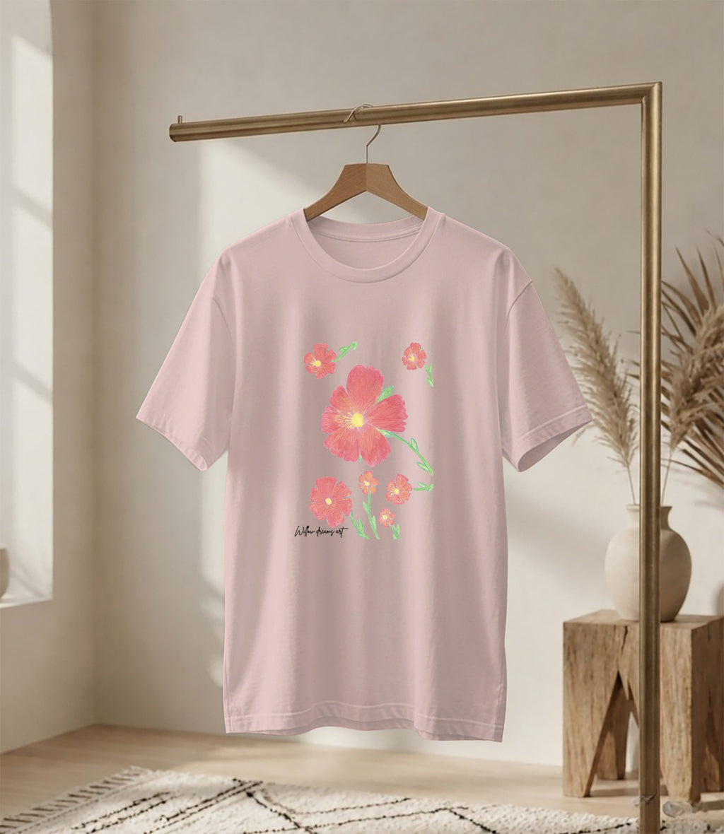 Adult Everyday Tee | Flowers Design