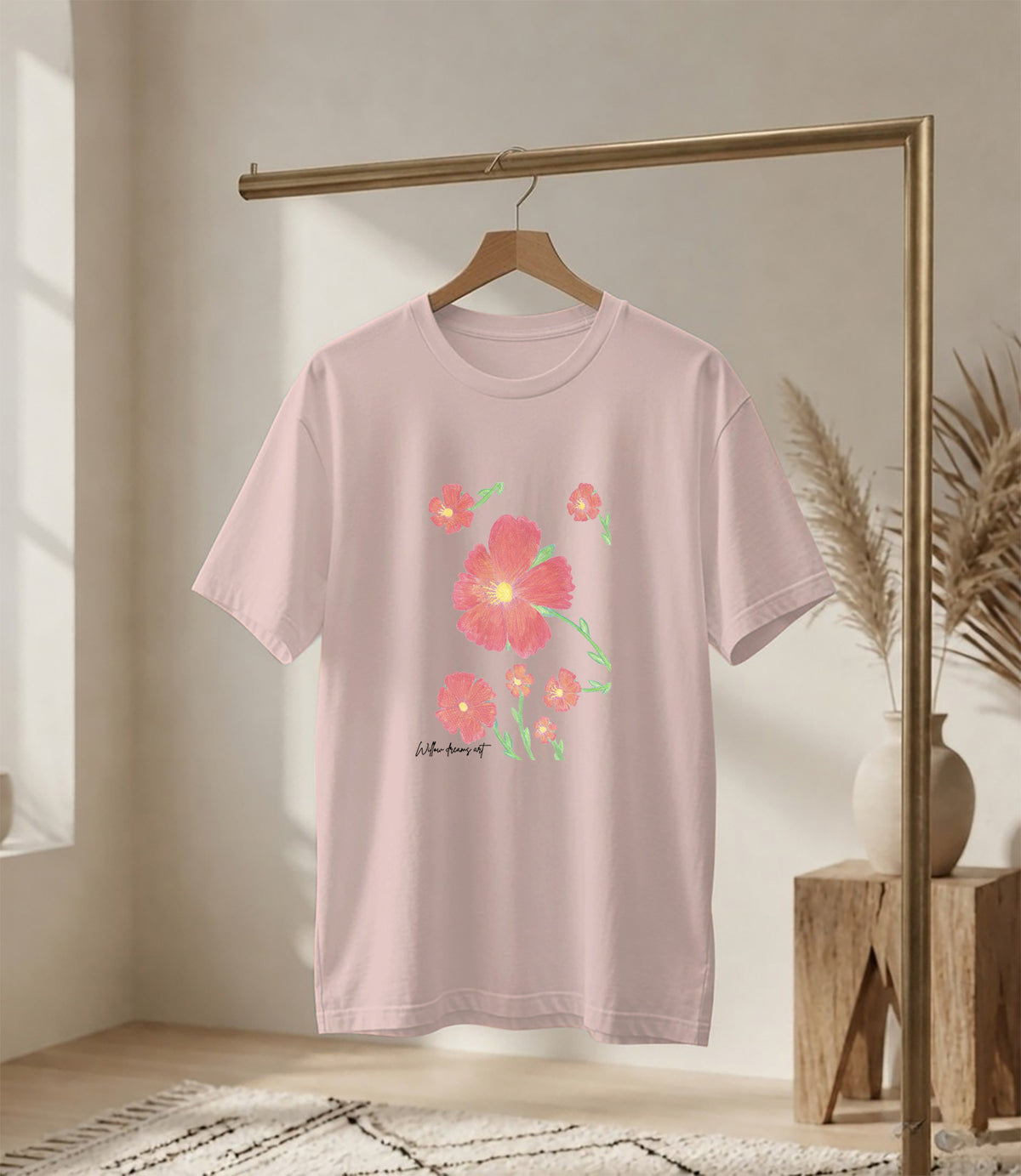 Adult Everyday Tee | Flowers Design