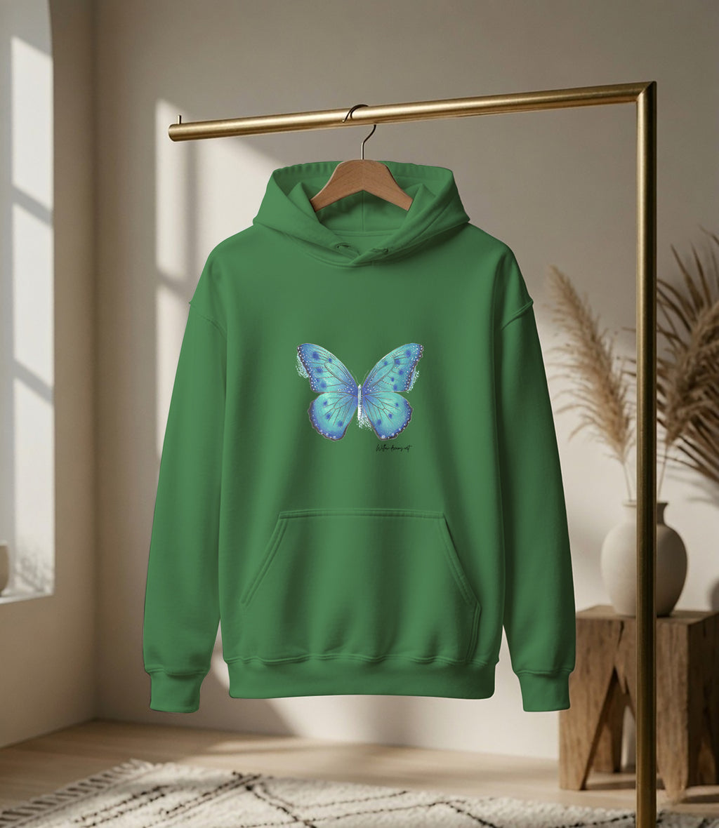 Adult Front & Back Everyday Hoodie | Butterflies design