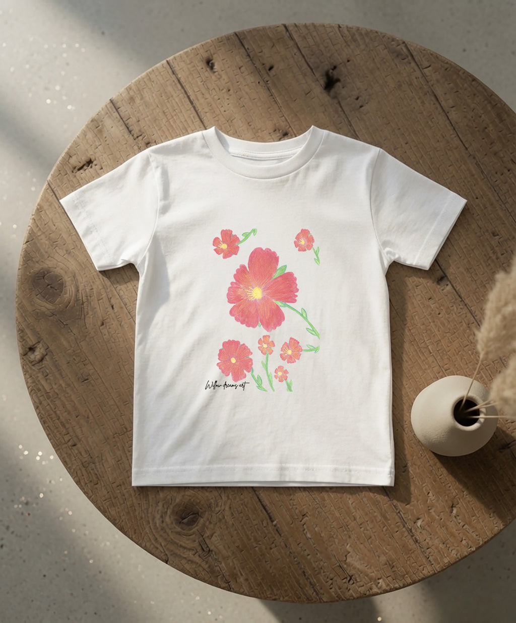 Toddler Everyday Tee | Flowers Design