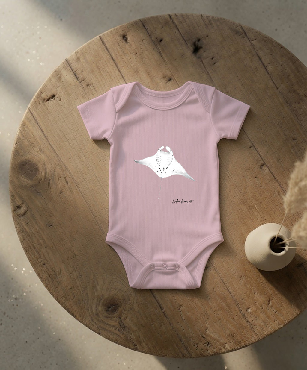 Baby Essential Bodysuit | Manta Ray Design