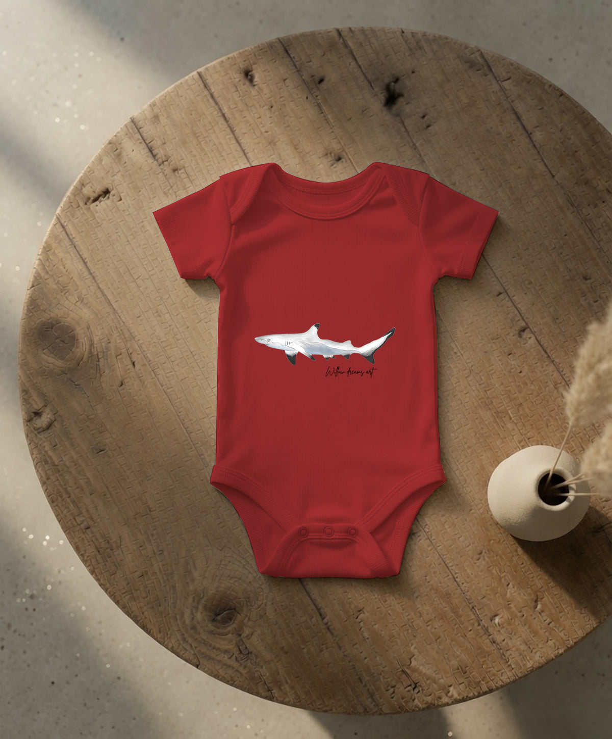 Baby Essential Bodysuit | Shark Design