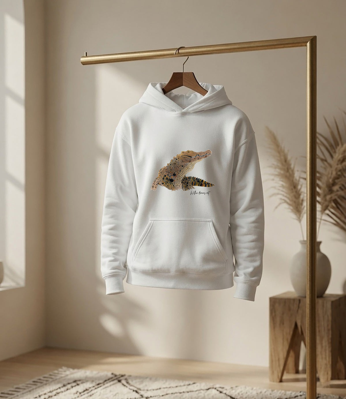 Youth Everyday Hoodie | Crocodile Design
