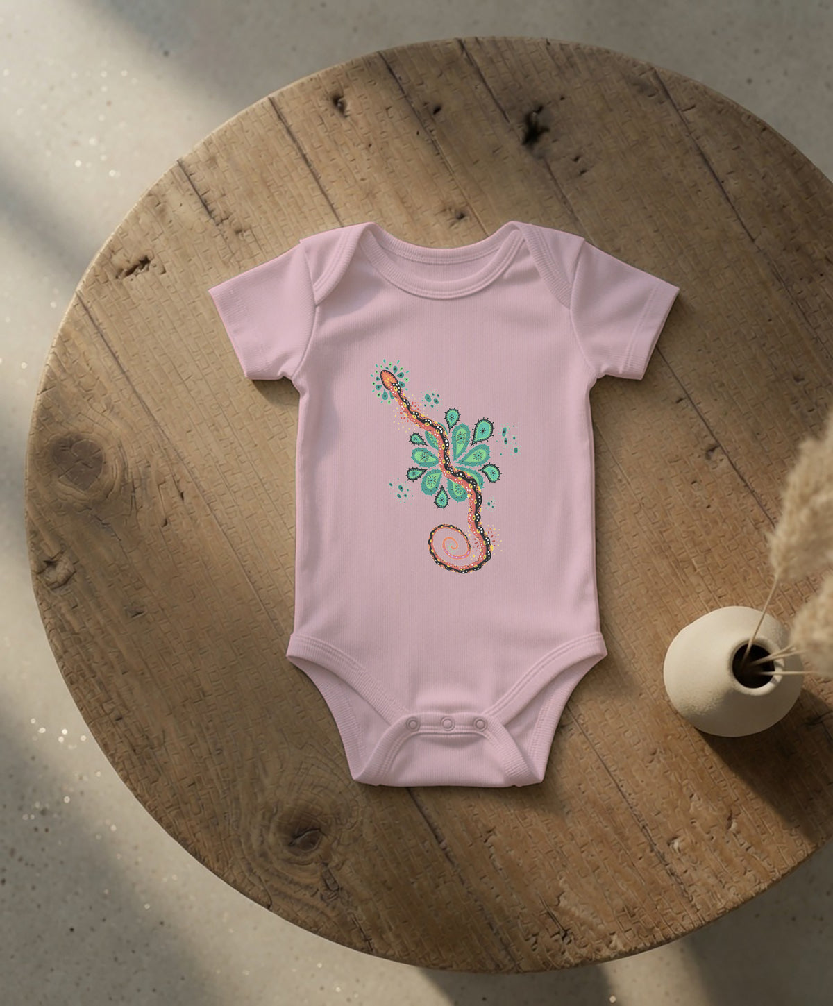 Baby Essential Bodysuit | Snake Design