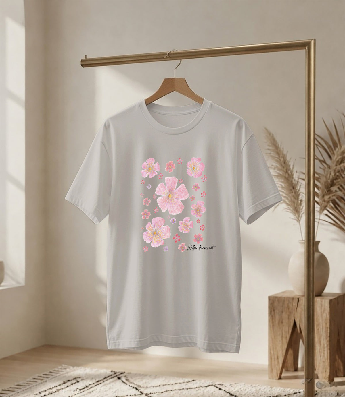 Adult Everyday Tee | Floral Design