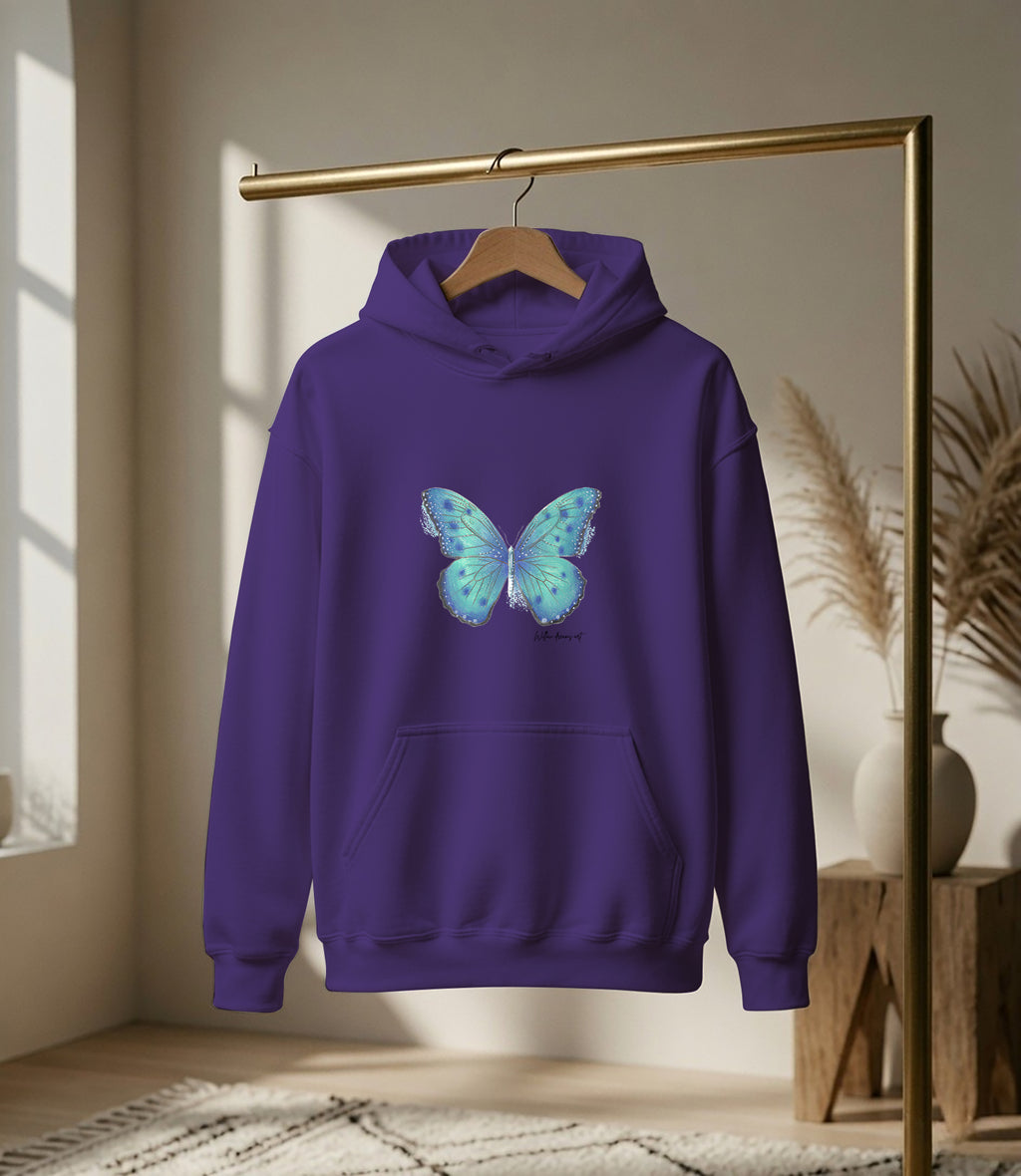 Adult Front & Back Everyday Hoodie | Butterflies design
