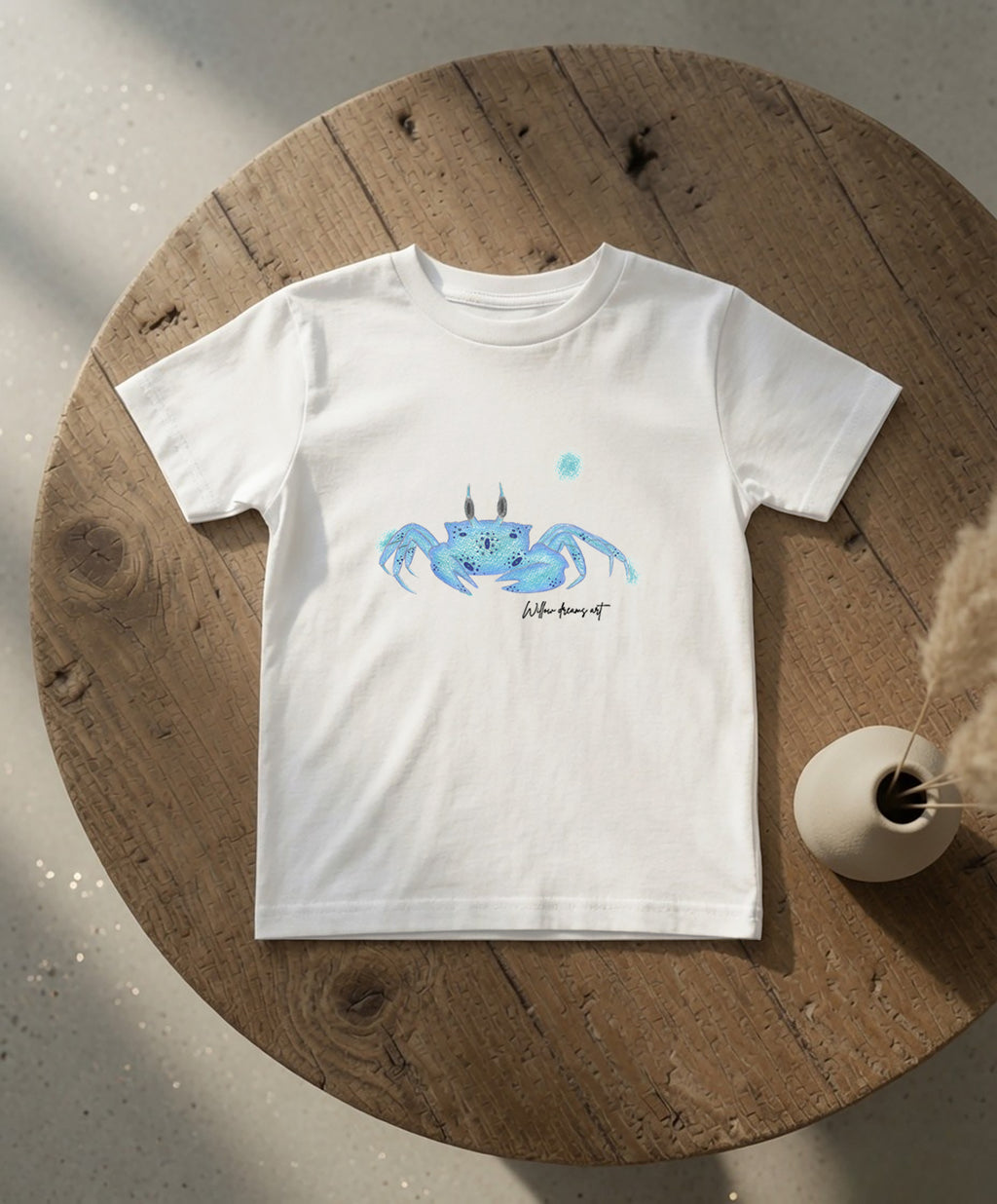 Toddler Everyday Tee | Blue Crab Design