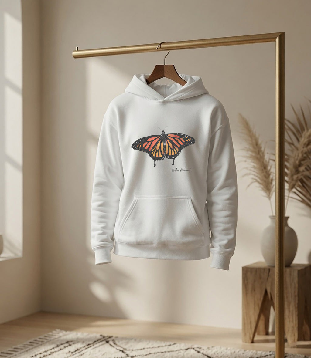 Youth Everyday Hoodie | Monarch Butterfly Design