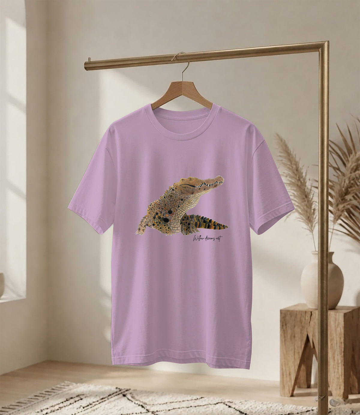 Adult Everyday Tee | Crocodile Design