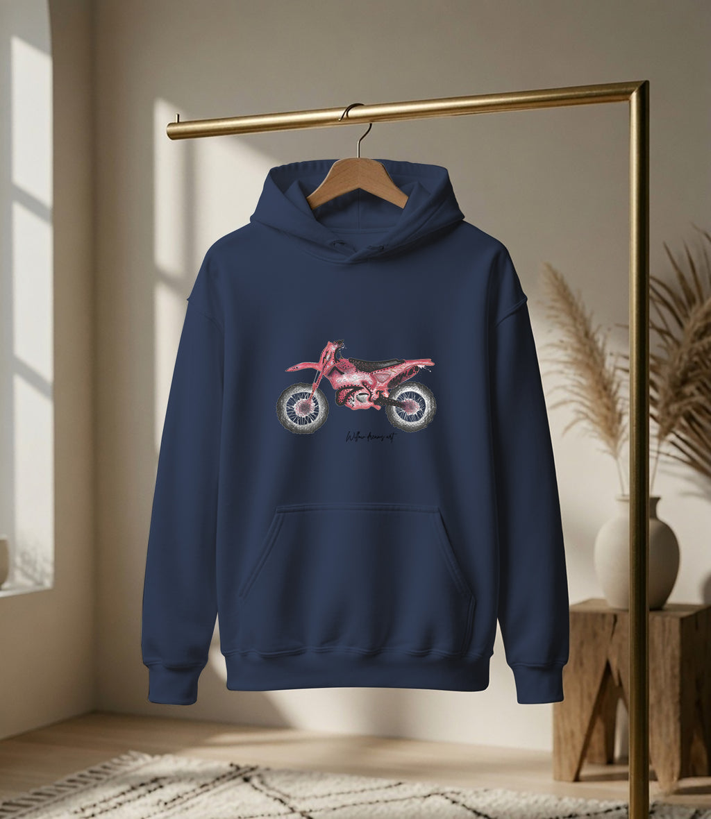 Adult Everyday Hoodie | Dirt Bike Design