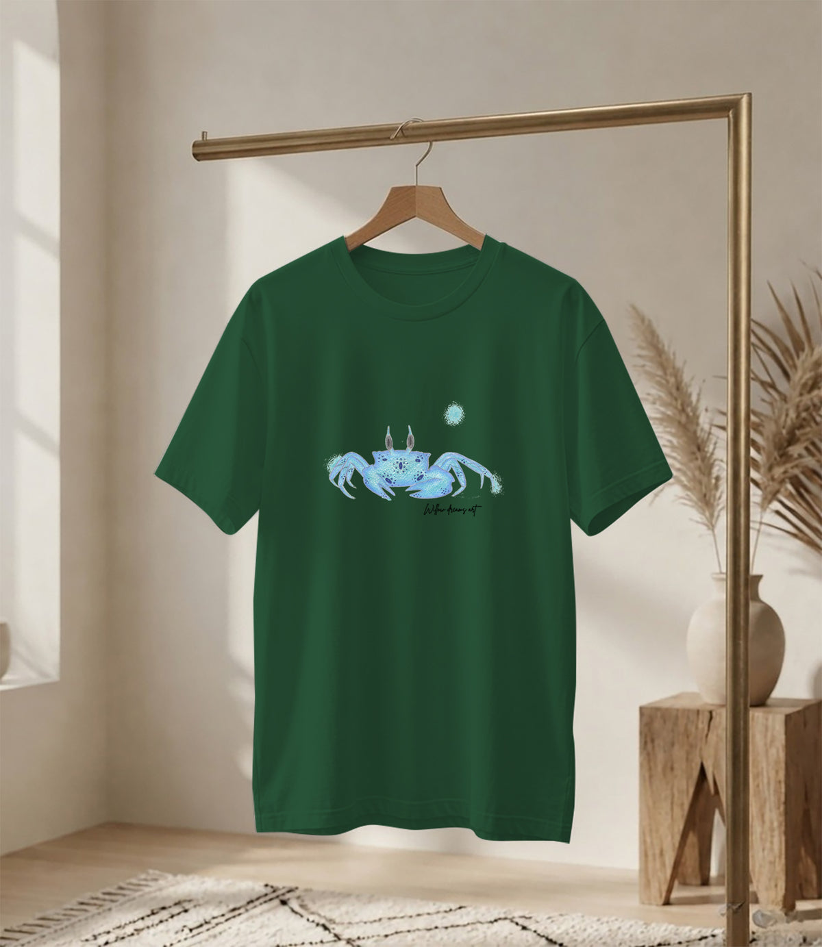 Adult Everyday Tee | Blue Crab Design