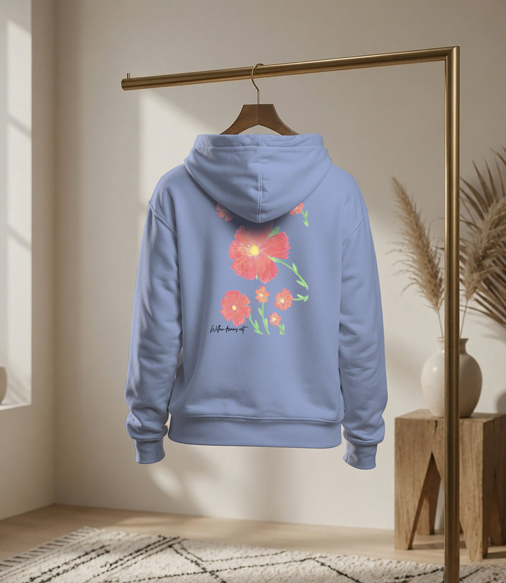 Youth Front & Back Everyday Hoodie | Floral Design