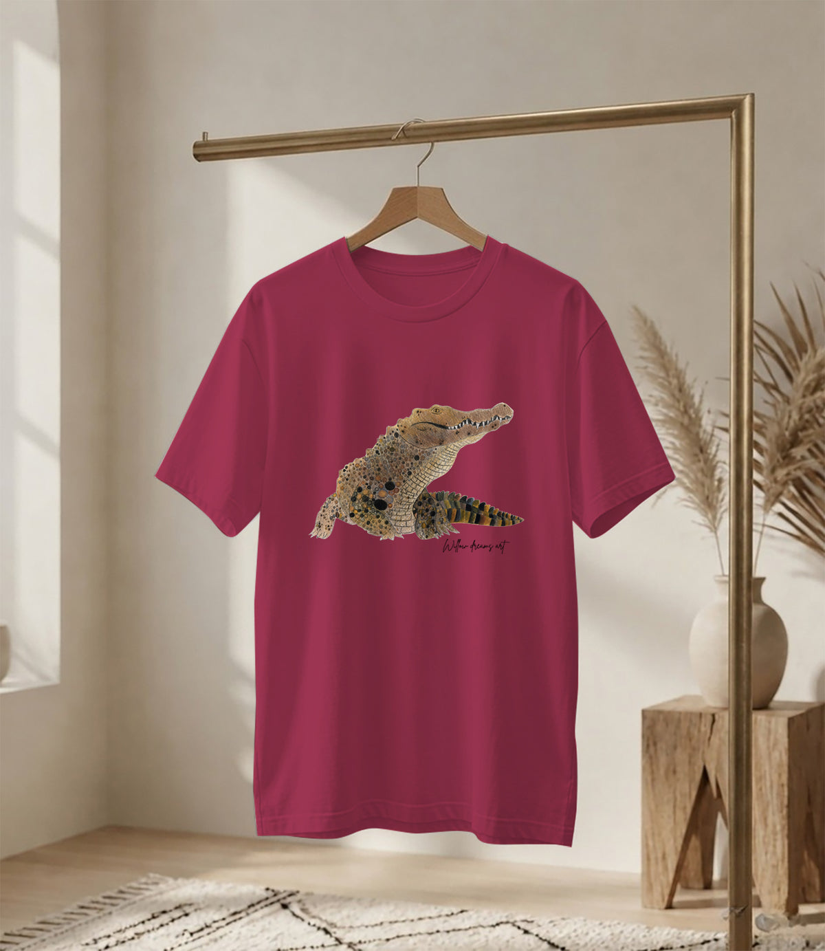 Adult Everyday Tee | Crocodile Design