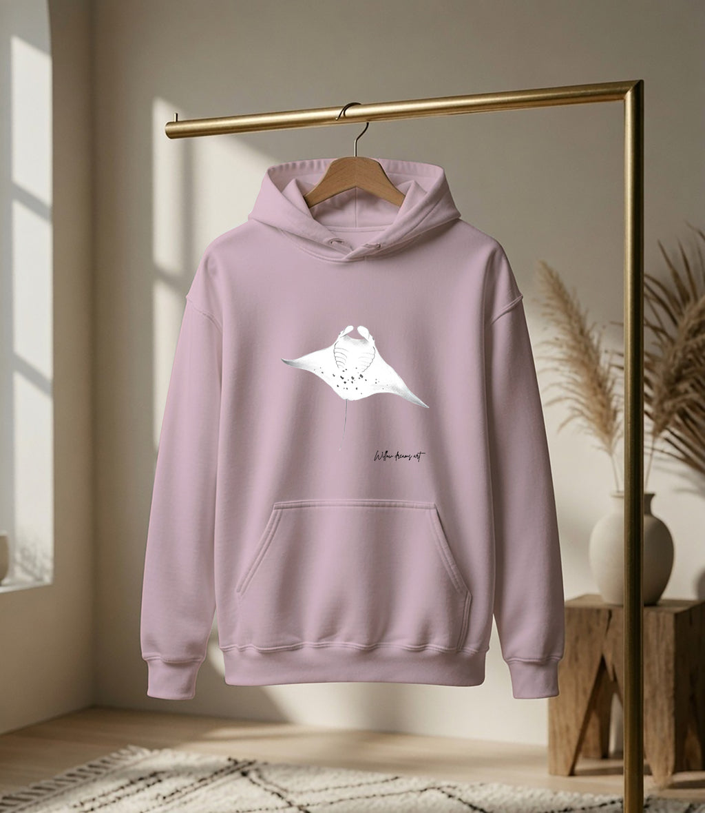 Adult Everyday Hoodie | Manta Ray Design