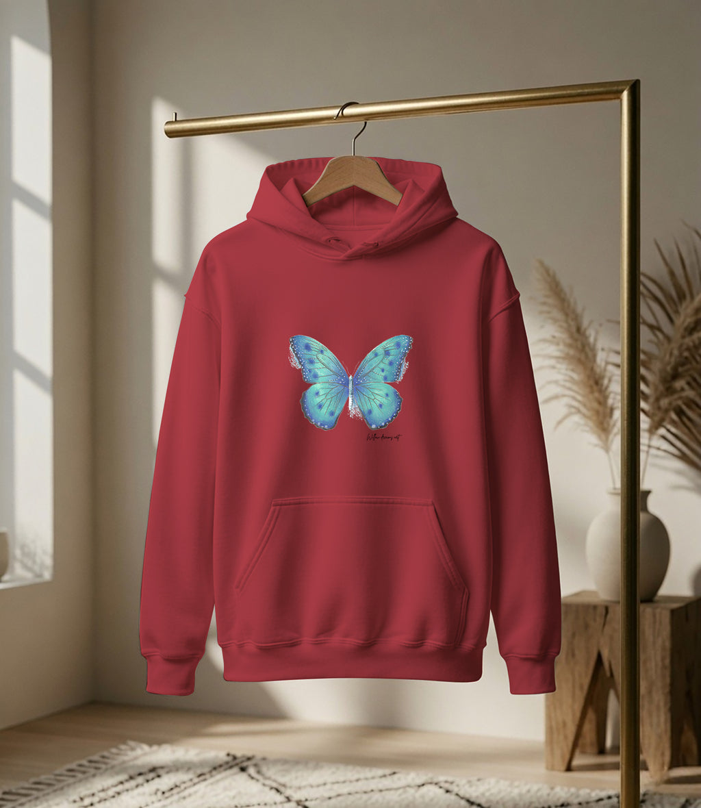 Adult Front & Back Everyday Hoodie | Butterflies design
