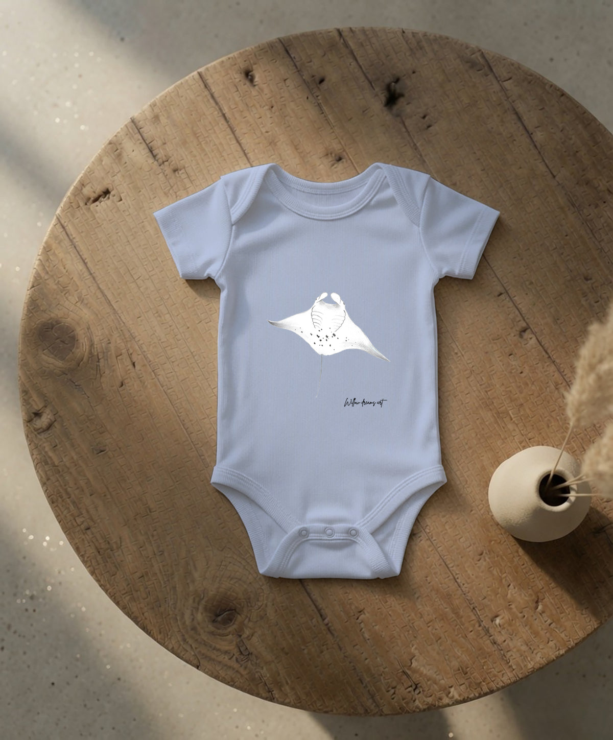 Baby Essential Bodysuit | Manta Ray Design