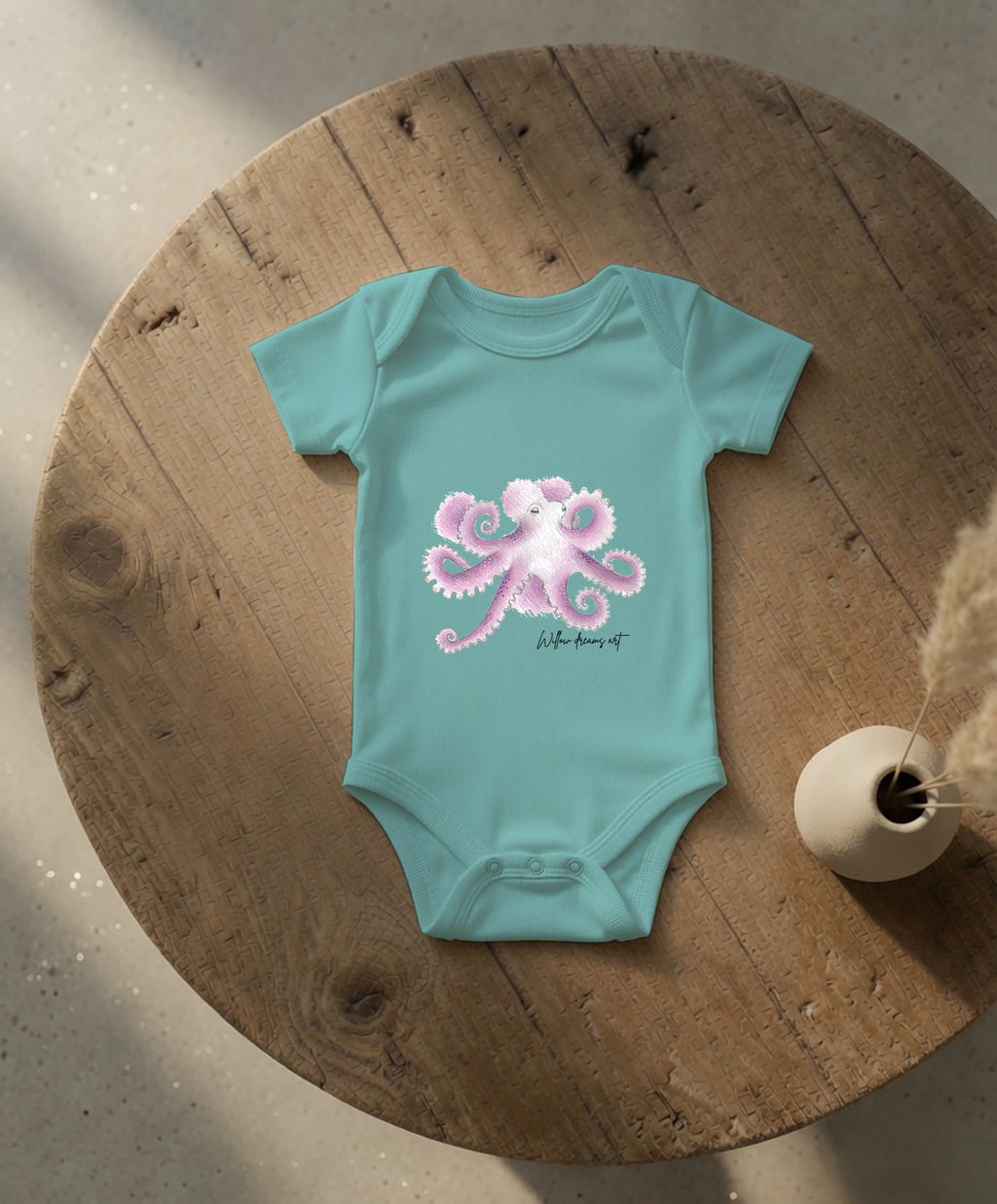 Baby Essential Bodysuit | Octopus Design