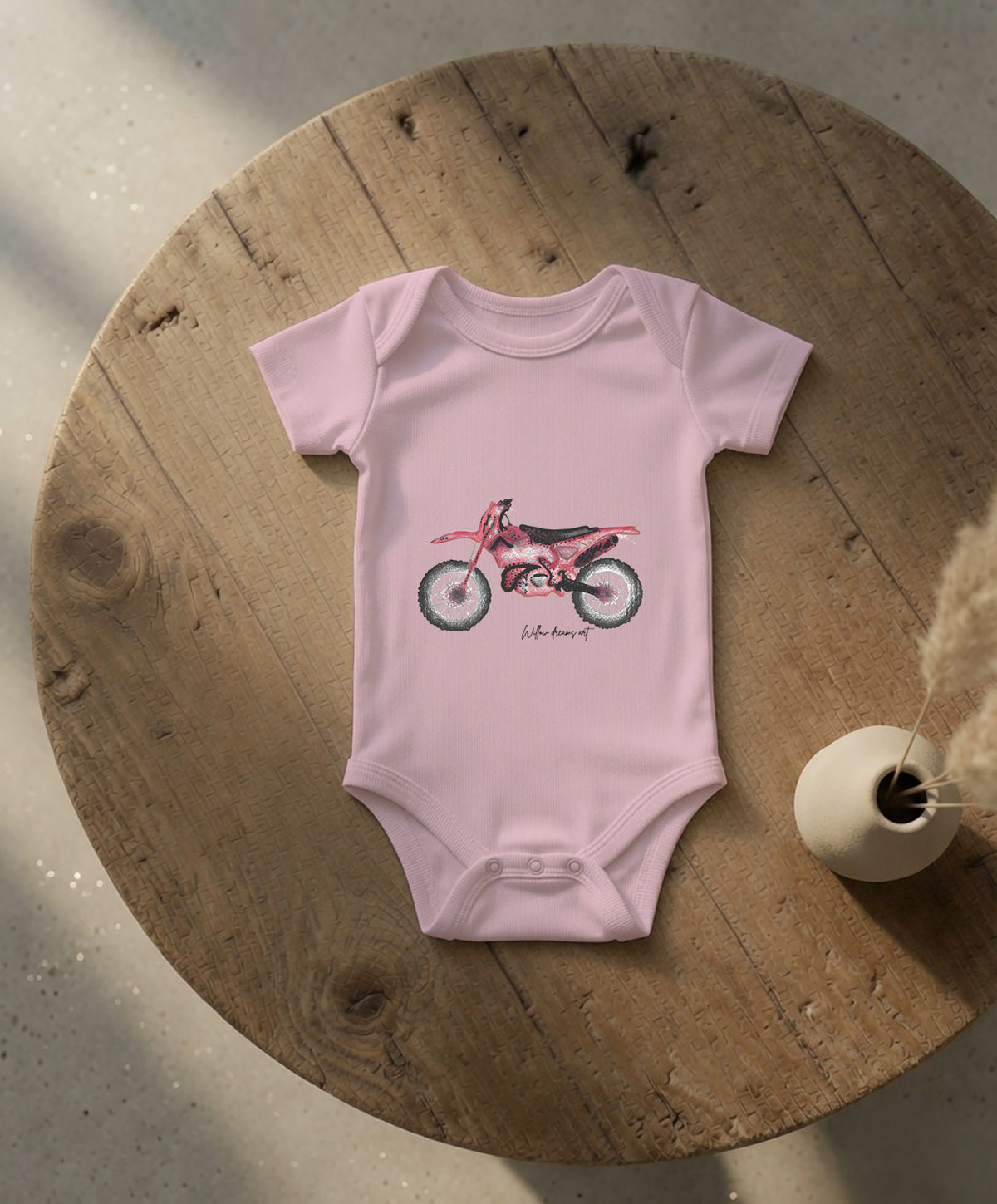 Baby Essential Bodysuit | Dirt Bike Design