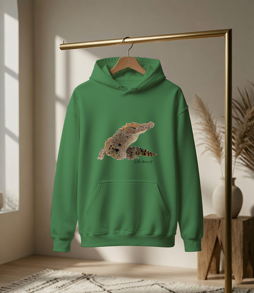 Adult Everyday Hoodie | Crocodile Design