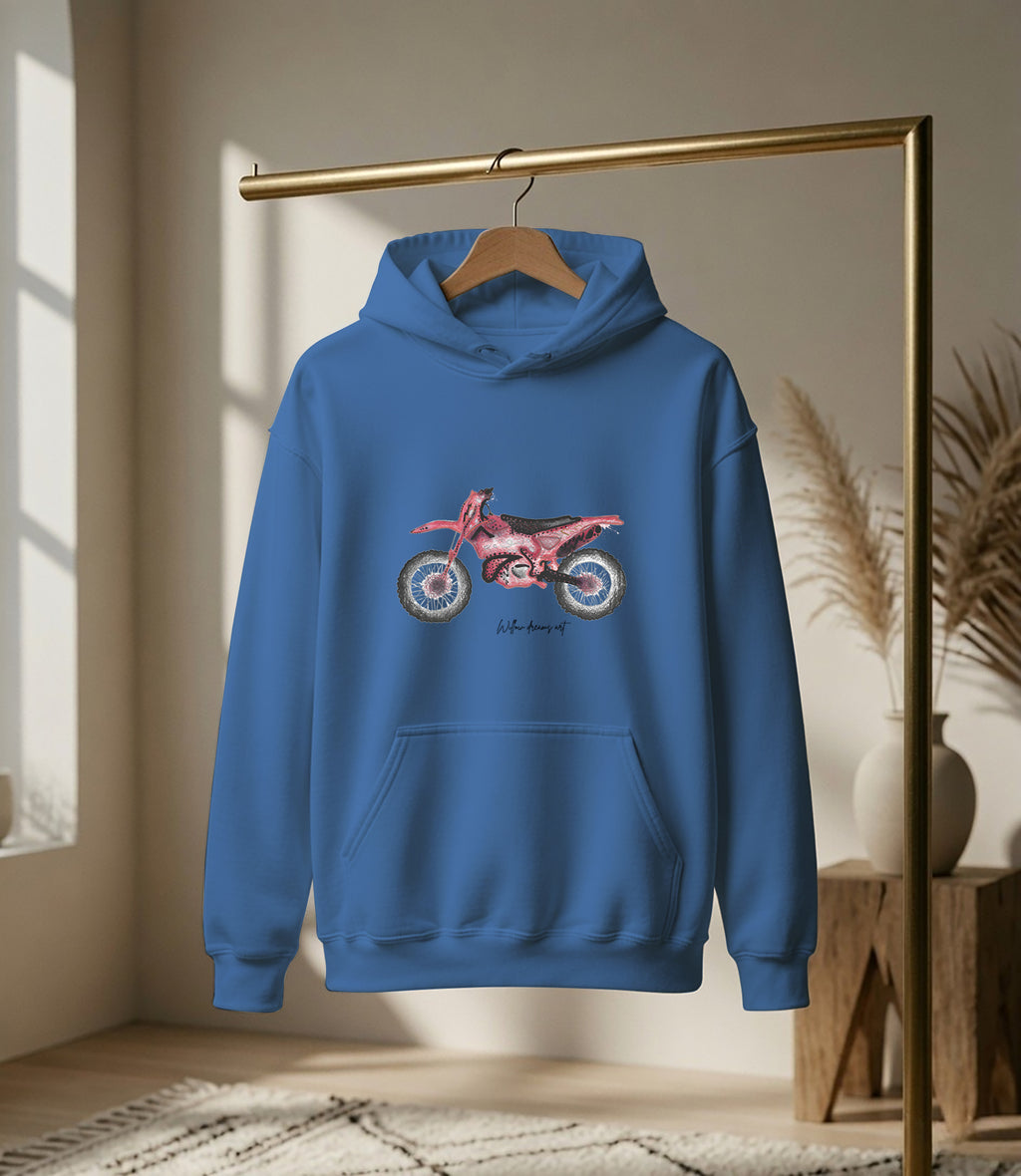 Adult Everyday Hoodie | Dirt Bike Design