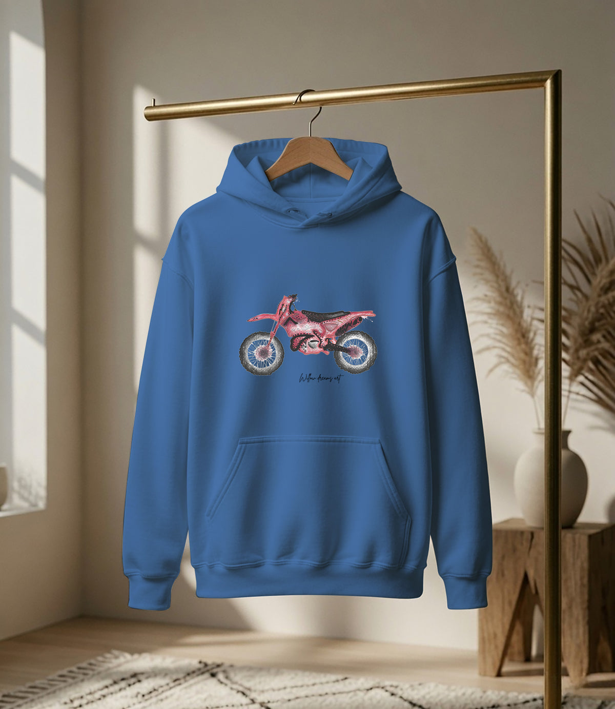 Adult Everyday Hoodie | Dirt Bike Design
