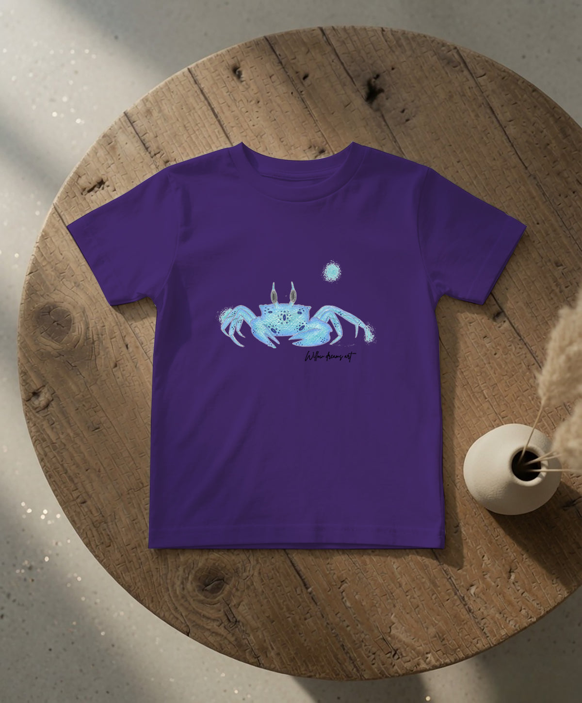 Toddler Everyday Tee | Blue Crab Design