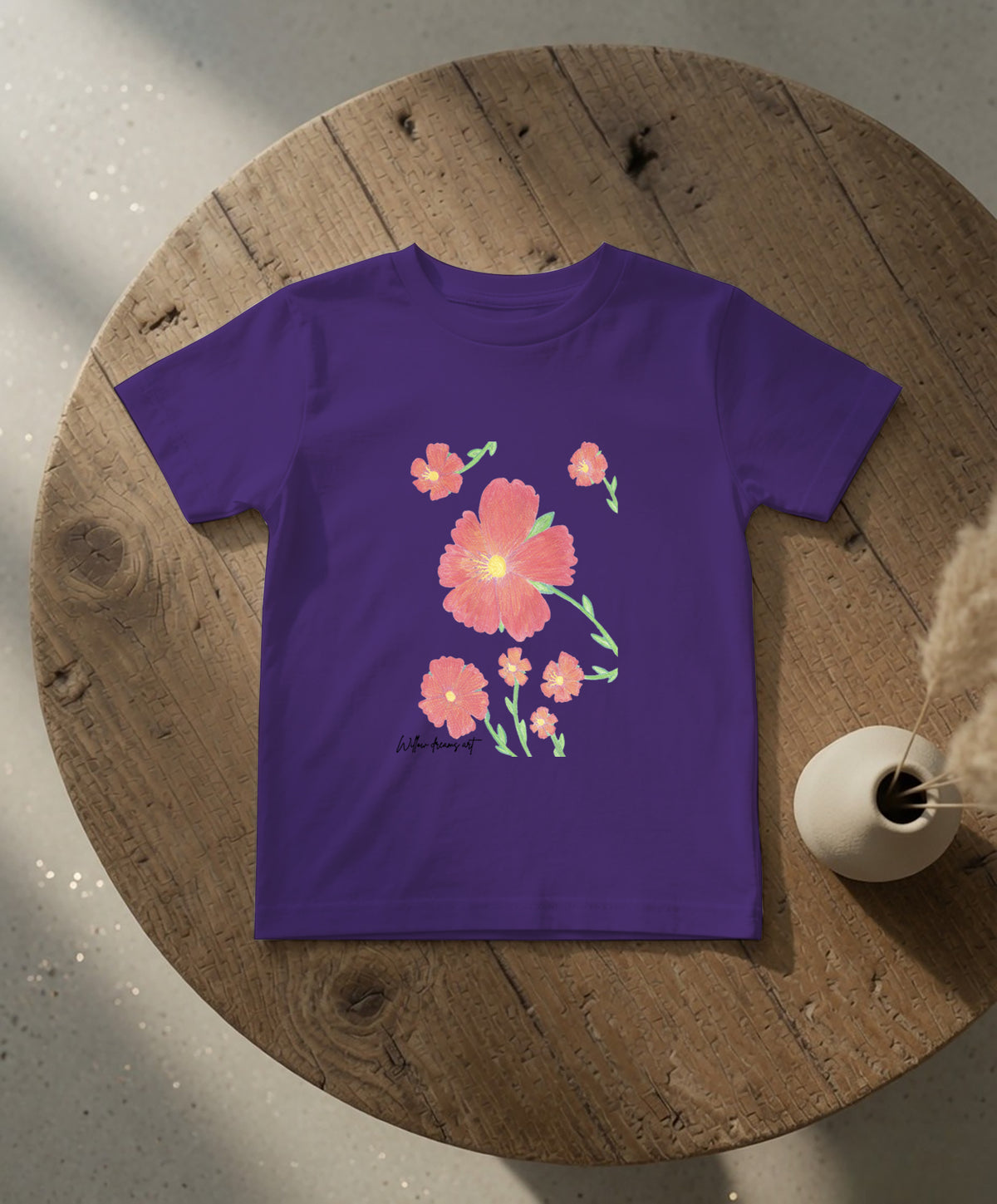 Toddler Everyday Tee | Flowers Design