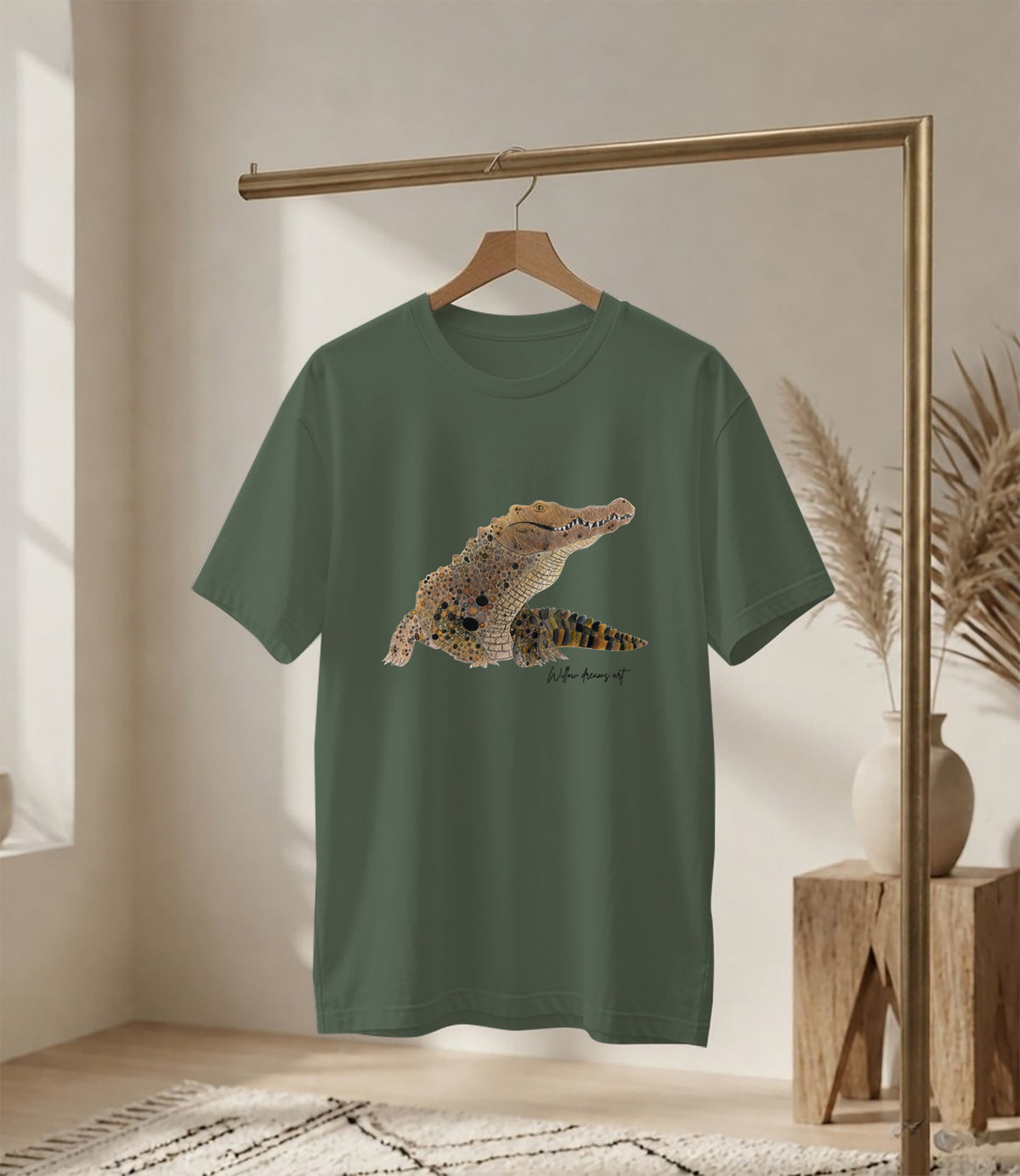 Adult Everyday Tee | Crocodile Design