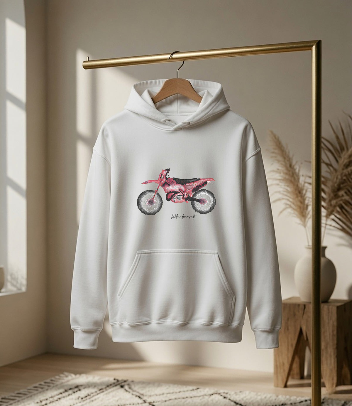 Adult Everyday Hoodie | Dirt Bike Design