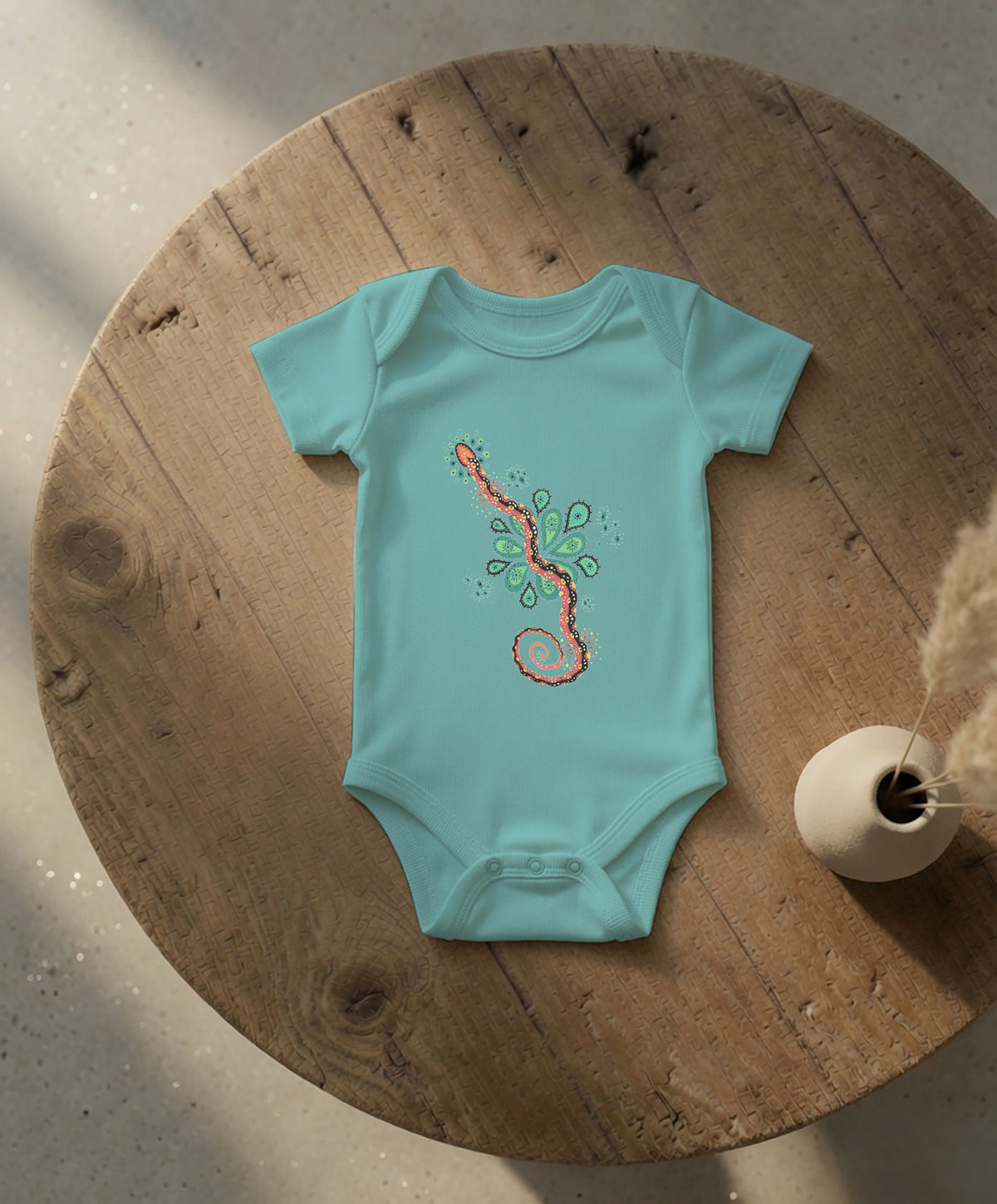 Baby Essential Bodysuit | Snake Design