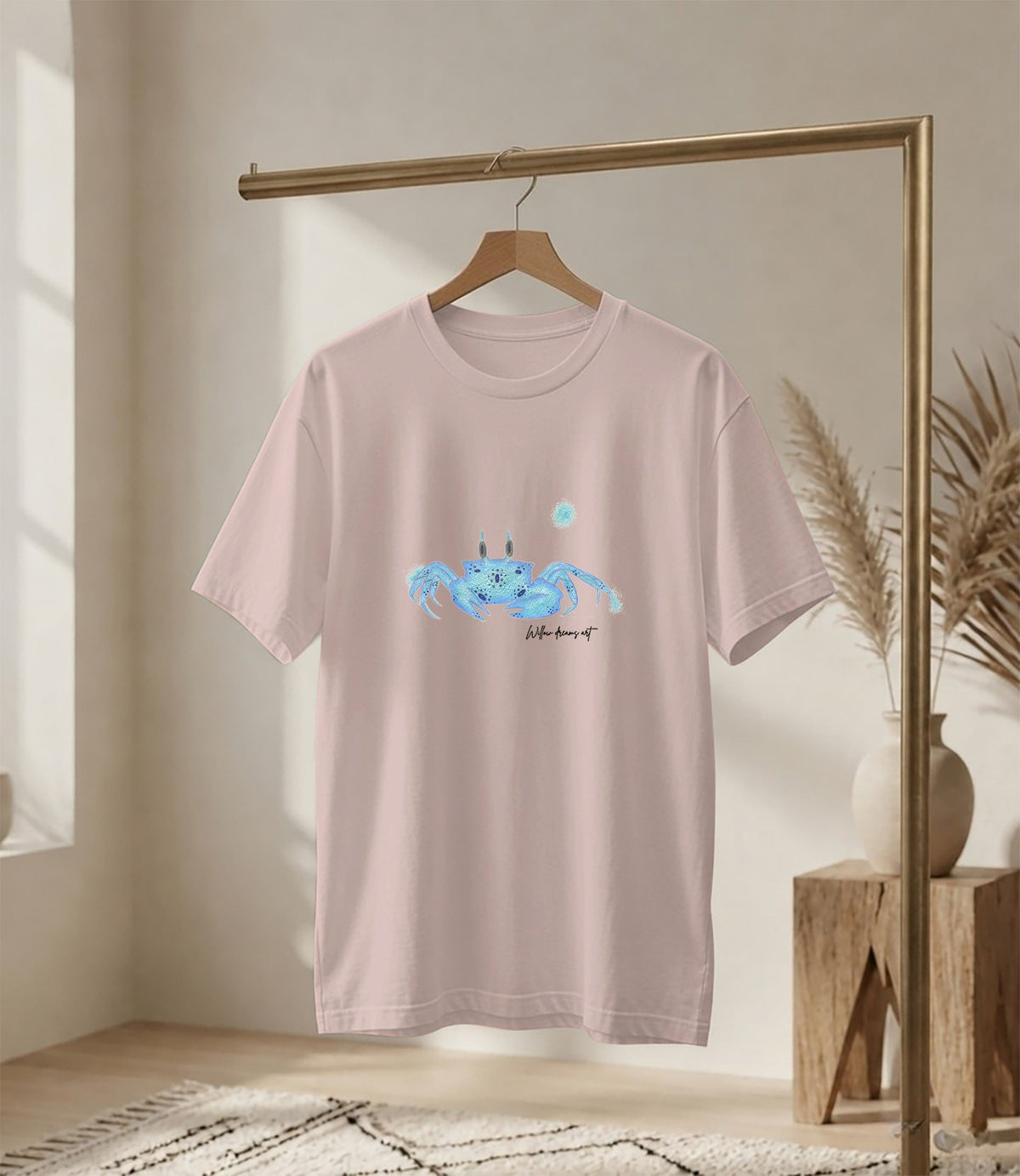 Adult Everyday Tee | Blue Crab Design